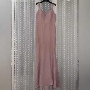 Jarlo London long pink gown.